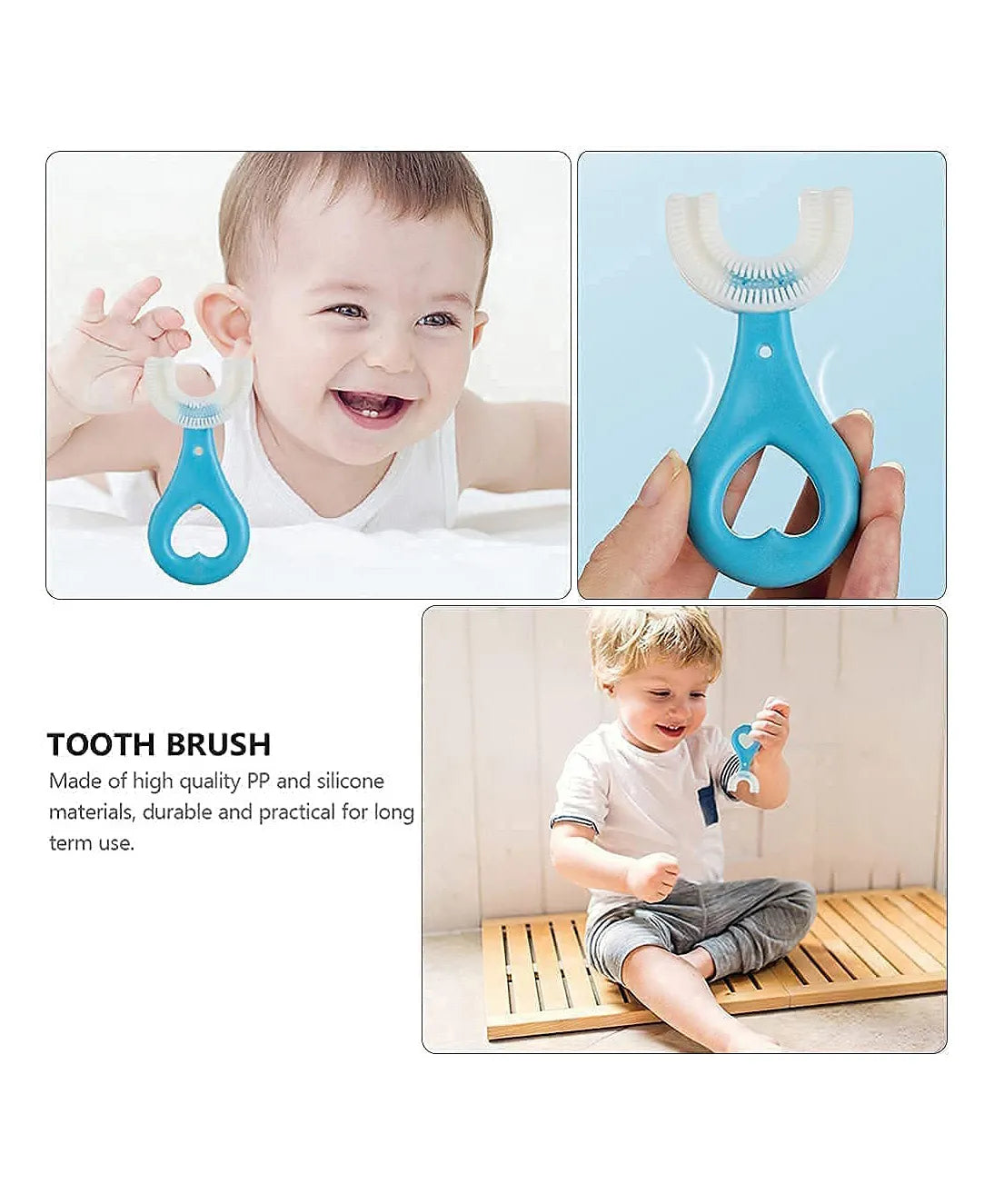 M4U Kids U-Shaped Toothbrush (Buy 1 Get 1 Free)