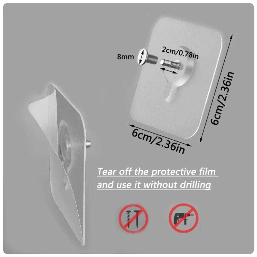 M4U Self Adhesive Hooks (Pack of 10)
