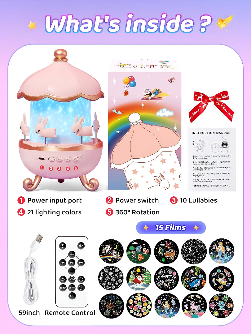 M4U 7-in-1 Baby Lamp Projector